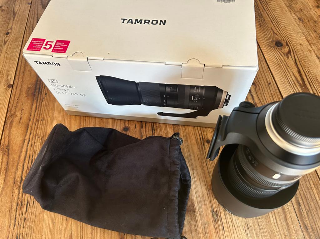 Tamron 150 600 f/5-6.3 voor Nikon, Audio, Tv en Foto, Fotografie | Lenzen en Objectieven, Ophalen, Zo goed als nieuw, Telelens