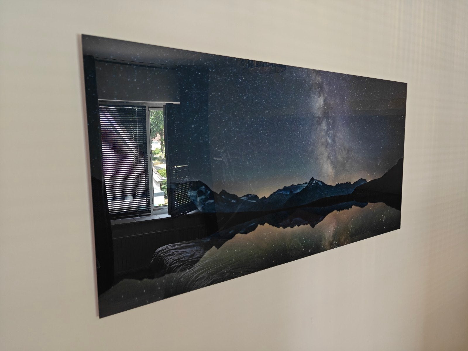 Acryl Glasplaat Melkweg - 60x120cm met Bevestiging, Ophalen, 50 – 75, 100 tot 125 cm, Print