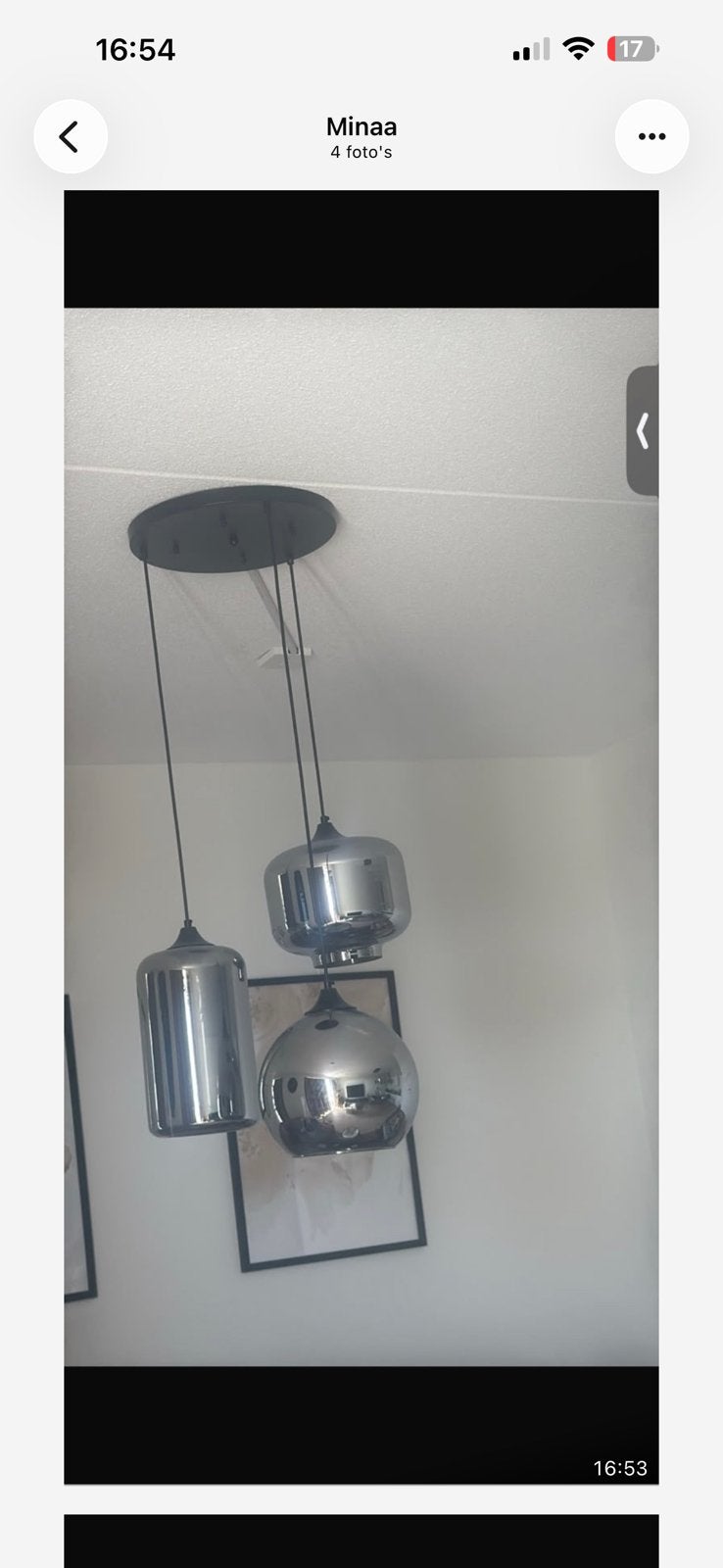 Hanglamp salon en eethoek, Ophalen of Verzenden, Zo goed als nieuw