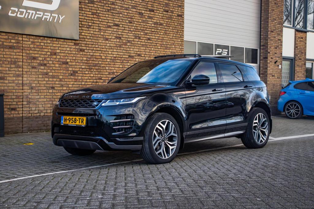 Land Rover Range Rover Evoque 2.0 P200 AWD R-Dynamic, BTWNL, 4 cilinders, Met garantie (alle), Zwart, Bedrijf