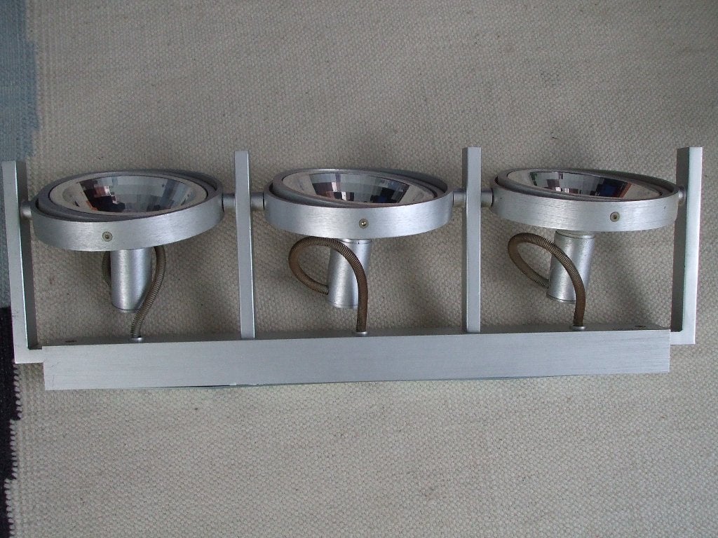 halogeen spot, armatuur heeft 3 spots, Huis en Inrichting, Ophalen of Verzenden, Zo goed als nieuw, Halogeen