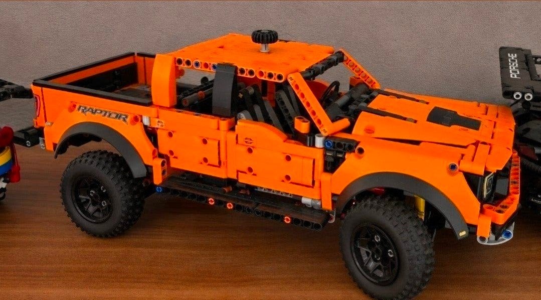 lego ford ( echt), Ophalen of Verzenden, Overige schalen, Auto onroad