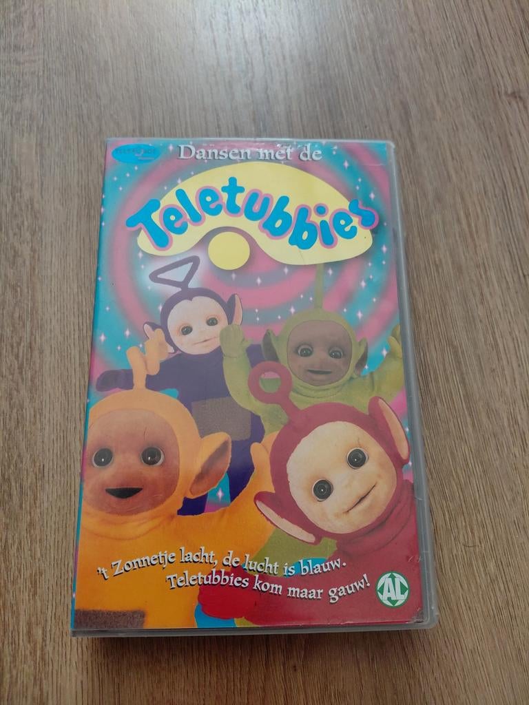 Dansen met de Teletubbies videoband., Gebruikt, Alle leeftijden, Kinderprogramma's en -films, Overige typen