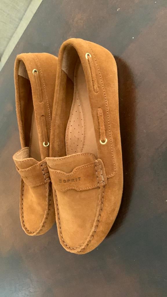 Mocassins cognac kleur, Ophalen, Zo goed als nieuw