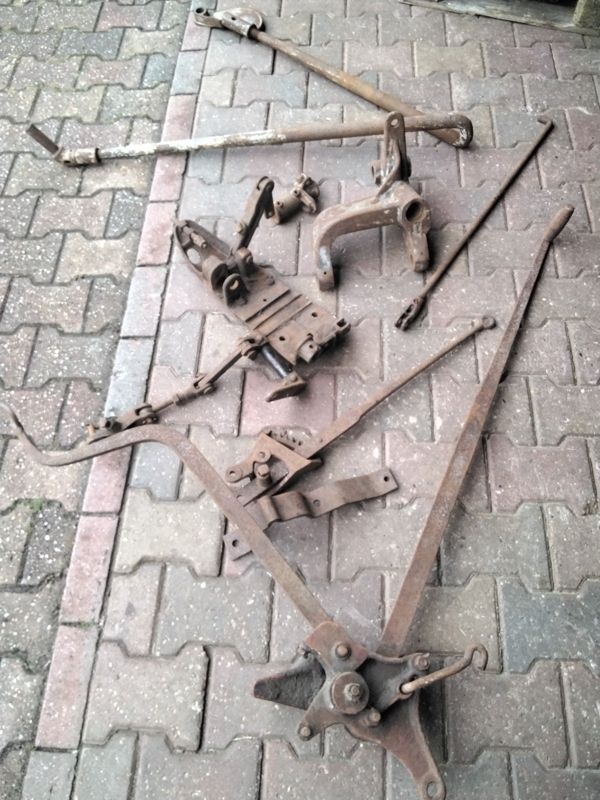Paard getrokken cormick farmall maaibalk, Ophalen