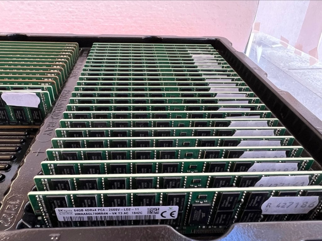 2TB RAM Serveur SK HYNIX (64GB x 32) 4DRx4 DDR4 PC4-2666V, Gebruikt, Server, DDR4, Ophalen of Verzenden