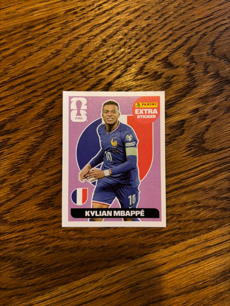 Extra Sticker Kylan Mbappé WK 2026 Panini, Verzamelen, Ophalen of Verzenden, Nieuw
