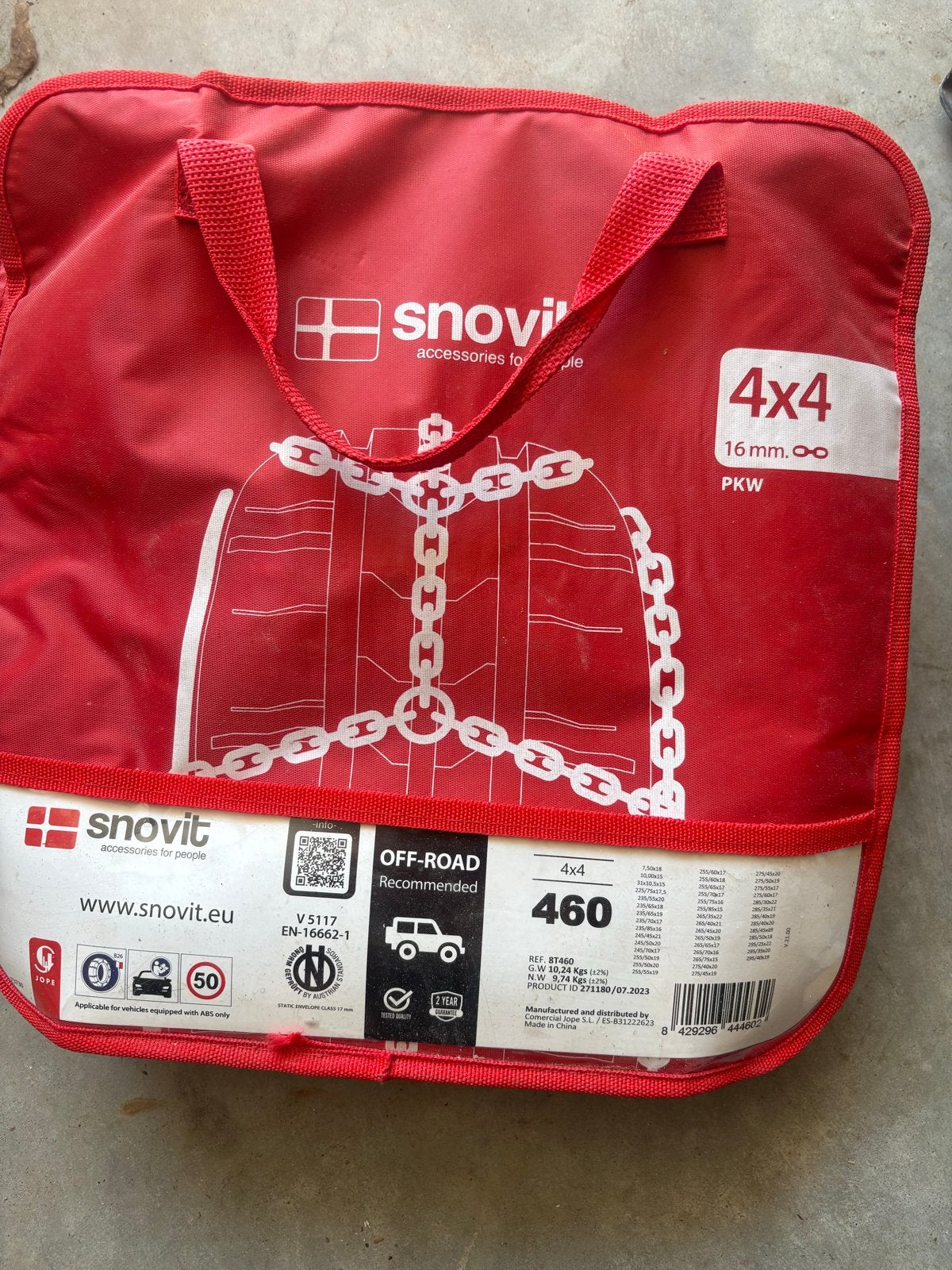 Snovit 4x4 Sneeuwkettingen - Nieuw in Tas, Auto diversen, Sneeuwkettingen, Ophalen of Verzenden, Nieuw