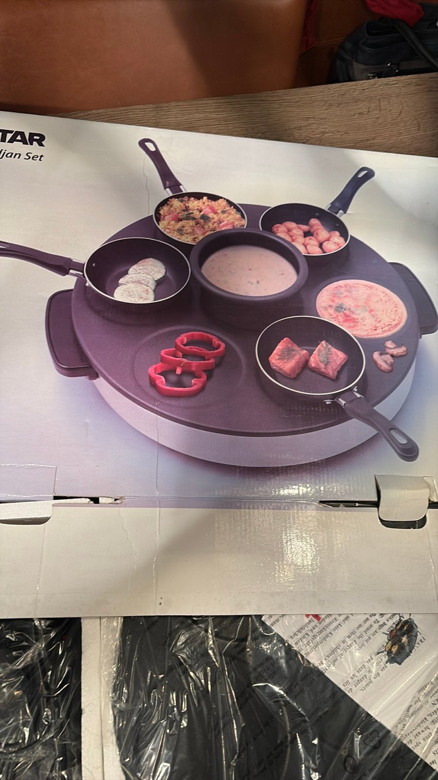 Tristar Wok/Wadjan Set - Nieuw in doos, Met deksel, Ophalen, Nieuw, Wok
