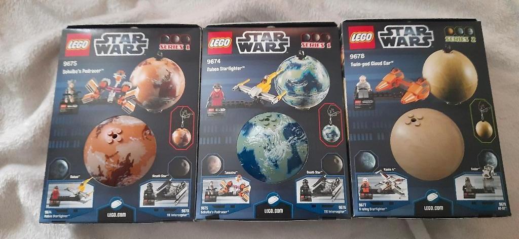 3 Lego Star Wars planeten serie 1 en 2, Kinderen en Baby's, Speelgoed | Duplo en Lego, Ophalen of Verzenden, Nieuw, Complete set
