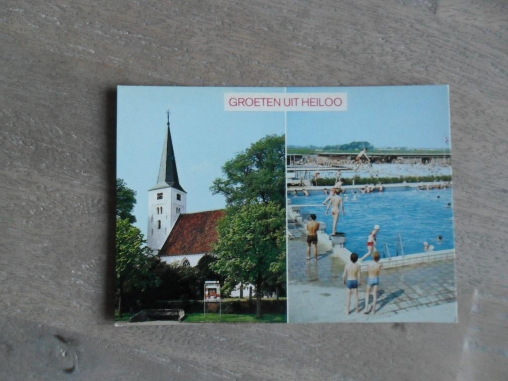 Heiloo, kerk/zwembad, Verzenden, 1980 tot heden, Ongelopen, Noord-Brabant