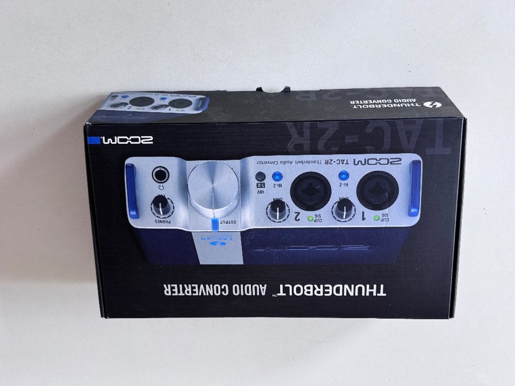 ZOOM TAC-2R Thunderbolt audio interface met kabel, Ophalen of Verzenden, Zo goed als nieuw