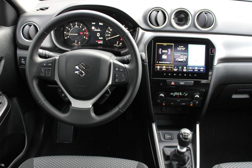 Suzuki Vitara 1.4 Boosterjet Select SmartHybrid | Navigatie, Auto's, Suzuki, Voorwielaandrijving, Stof, Gebruikt, Zwart