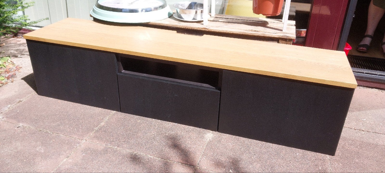 Zwevende tv-kast, Ophalen, Gebruikt, 150 tot 200 cm, Minder dan 100 cm