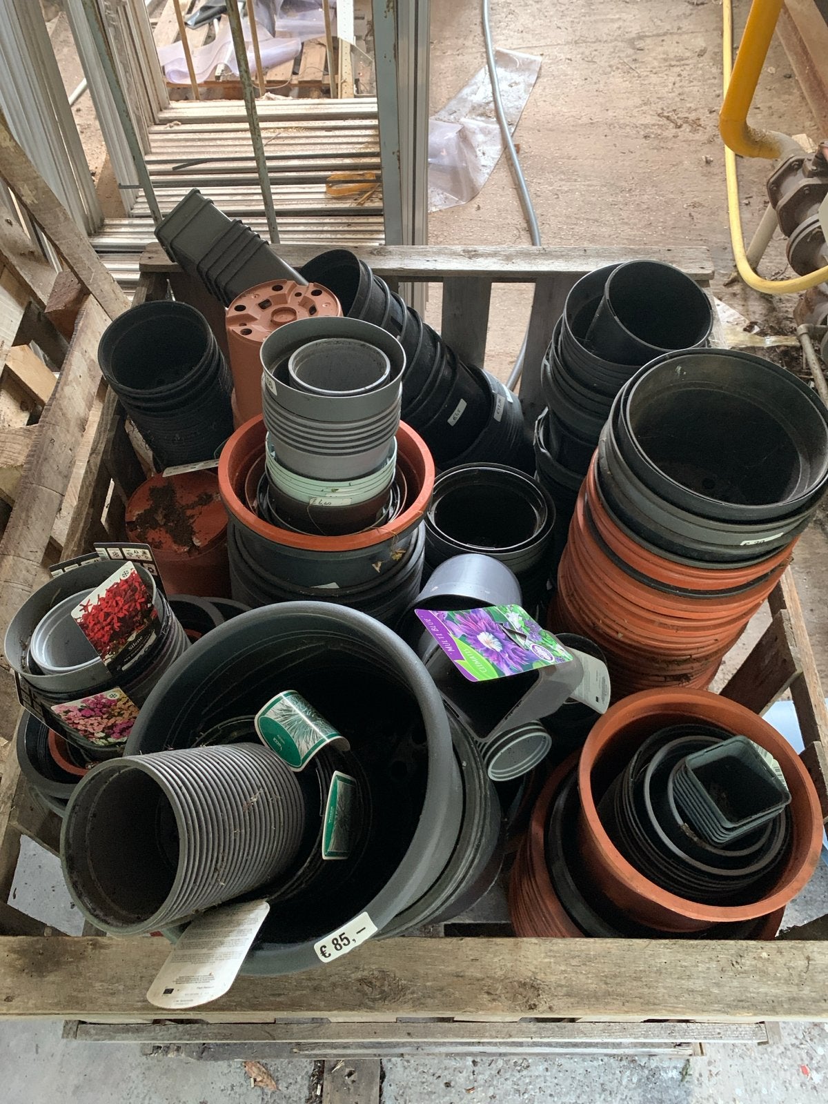 Gebruikte plastic potten in diverse maten gratis af te halen, Tuin en Terras, Bloempotten, Ophalen, Kunststof, Gebruikt, Rond