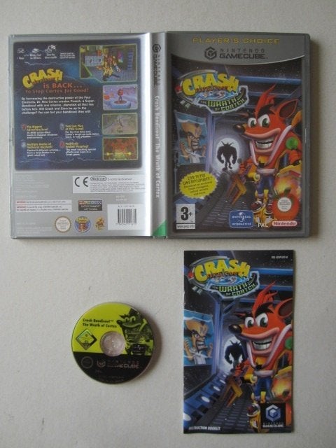 Crash Bandicoot Nintendo Gamecube, 1 speler, Ophalen of Verzenden, Zo goed als nieuw, Vanaf 3 jaar