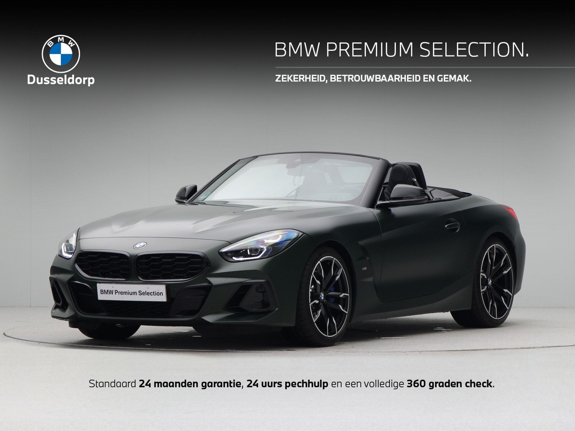 BMW Z4 M40i High Executive Roadster (bj 2025, automaat), Auto's, Achterwielaandrijving, Gebruikt, Zwart, 340 pk