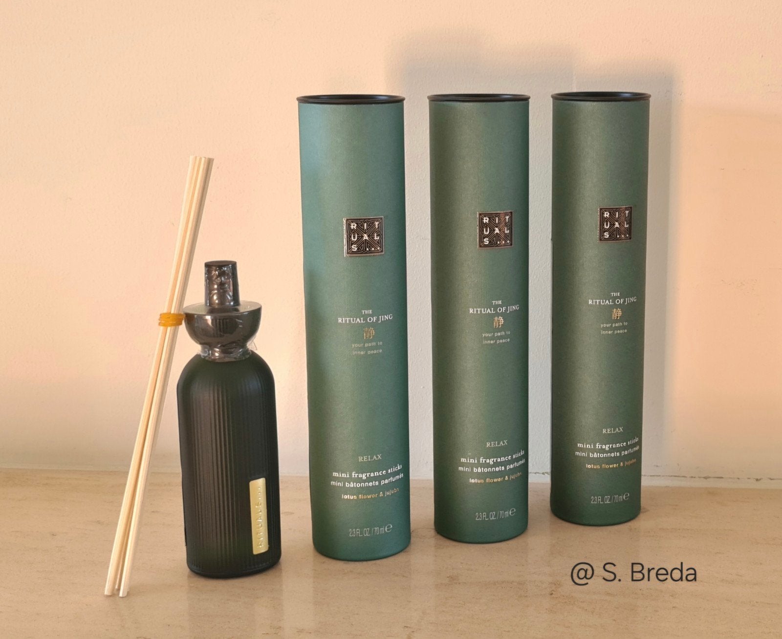 Rituals | Jing | Geurstokjes 70 ml Geurstokken, Ophalen, Nieuw, Groen, Glas