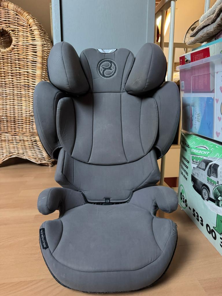 2x Cybex Solution Z i-Fix Soho Grey, Gebruikt, 15 t/m 36 kg, Isofix, Ophalen