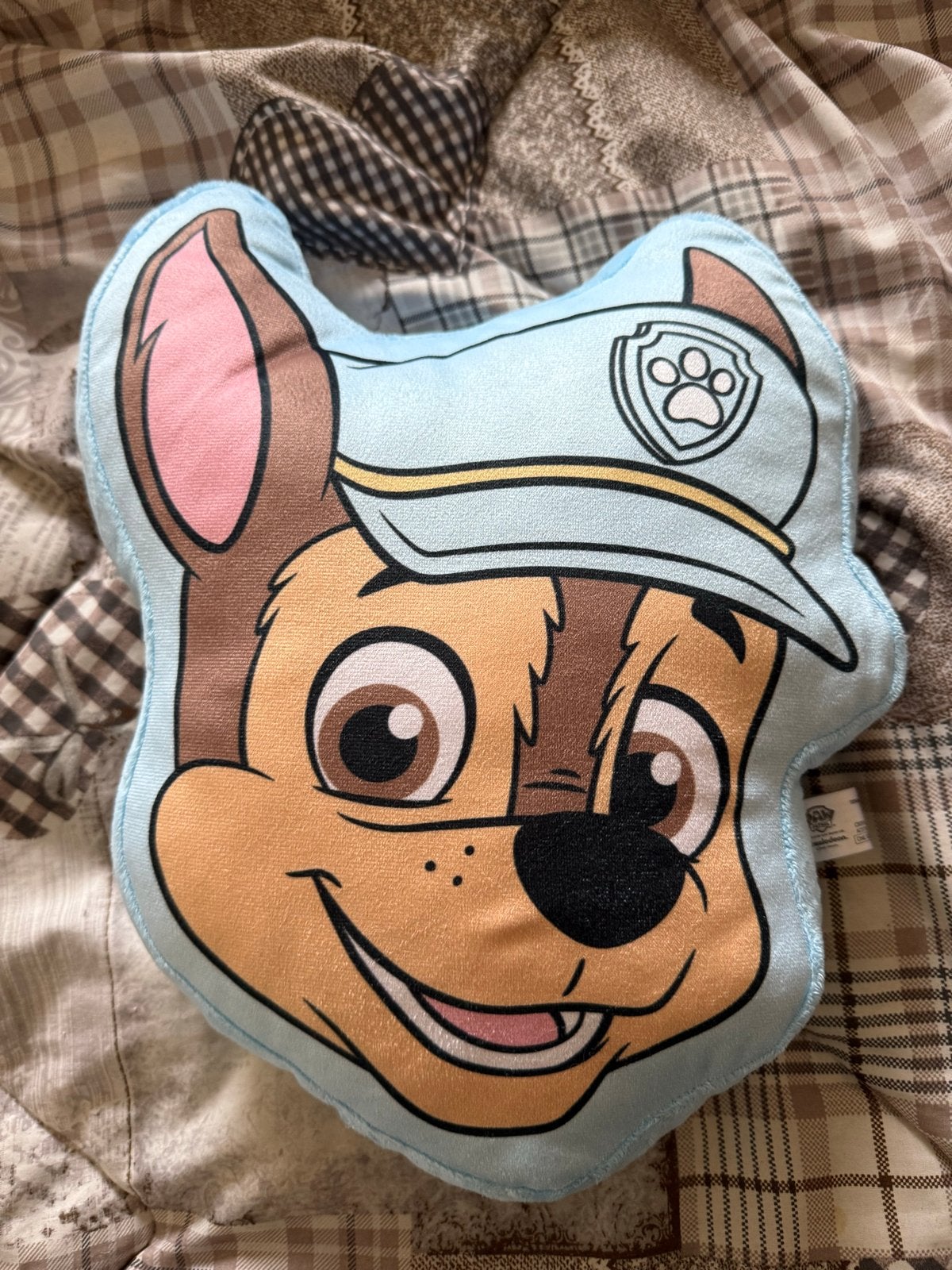 Paw Patrol Chase Kussen Knuffel, Overige merken, Blauw, Zo goed als nieuw, Middelgroot (20 tot 80 cm)