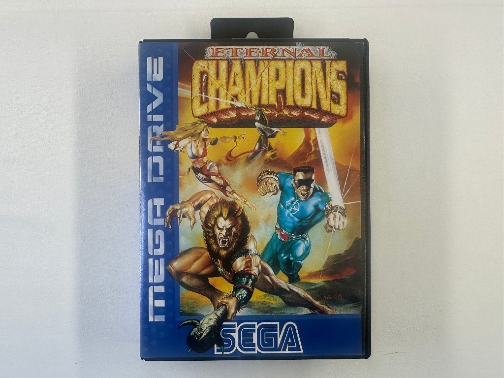 Eternal Champions (zonder boekje) SEGA Mega Drive, Spelcomputers en Games, Games | Sega, Gebruikt, Vechten, Onbekend, 2 spelers