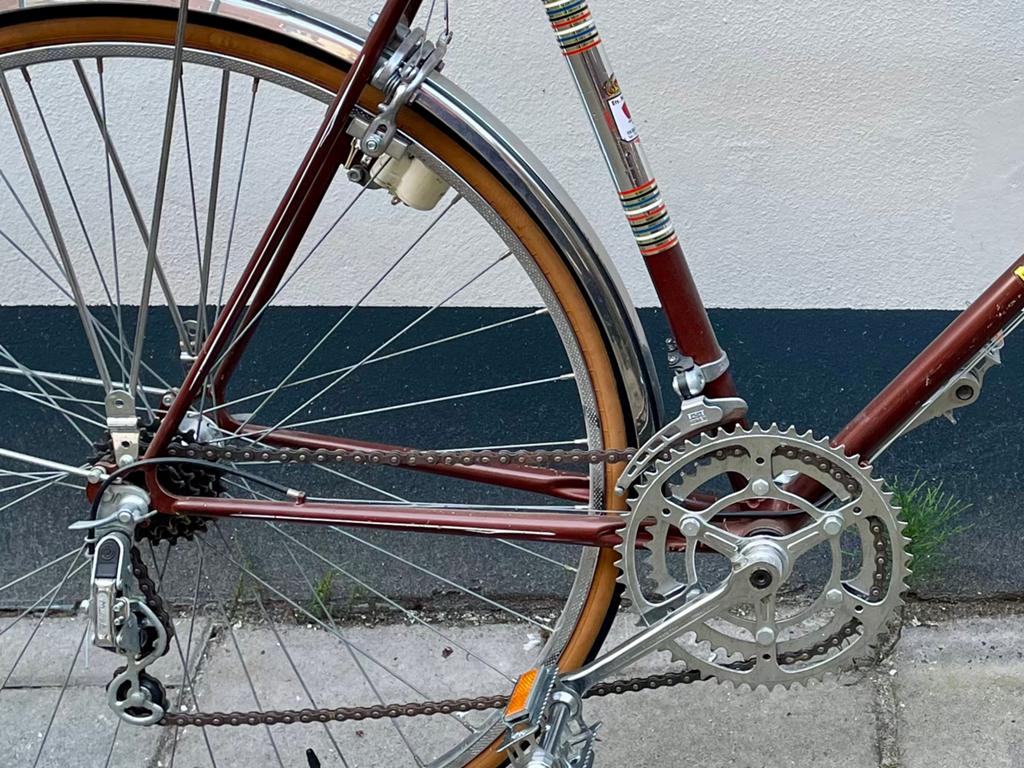 Large vintage tourfiets racefiets, Gebruikt, 10 tot 15 versnellingen, 53 tot 57 cm, Ophalen