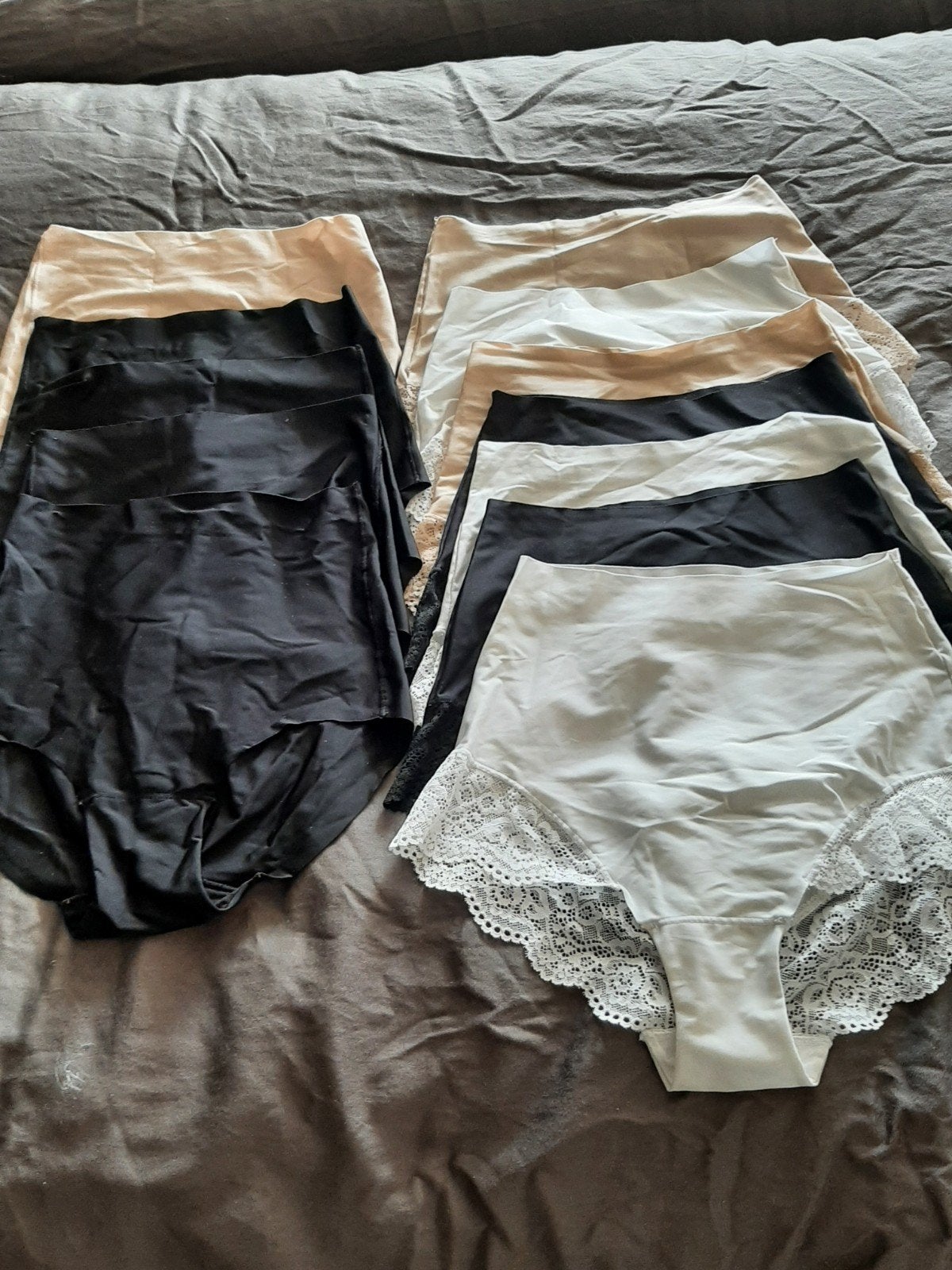 Set shapewear 12 hoge slips deels met kant, H&M, Ophalen of Verzenden, Meerkleurig, Slip