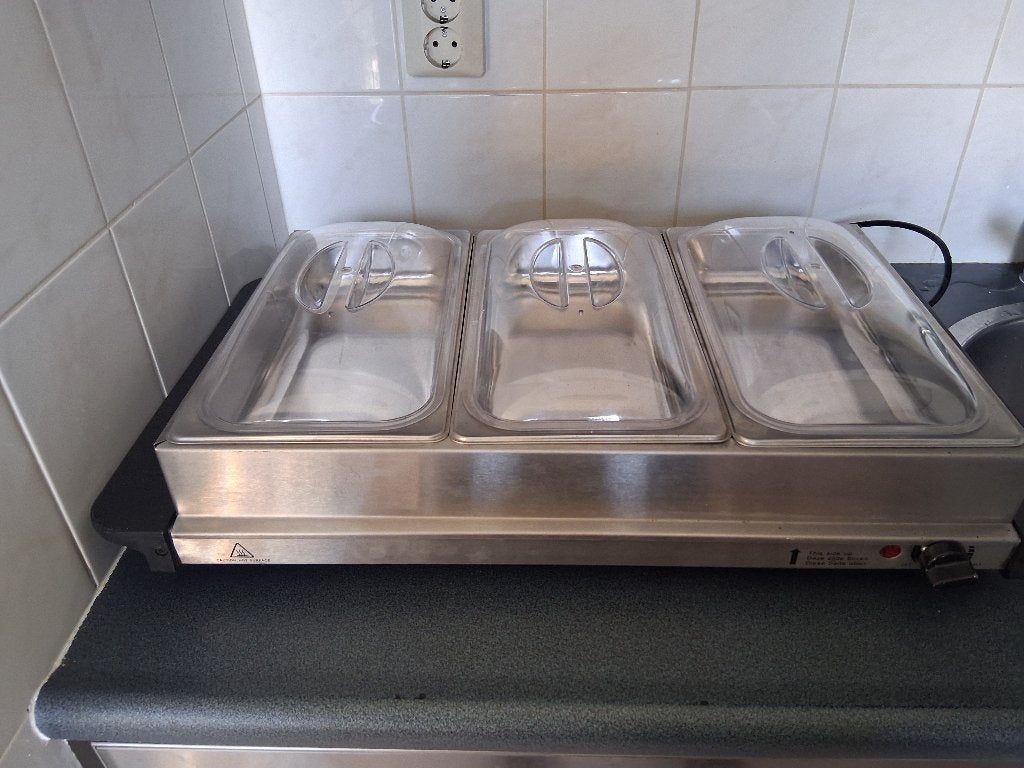 Buffetwarmer groot, Ophalen, Overige typen, Zo goed als nieuw, Overige materialen