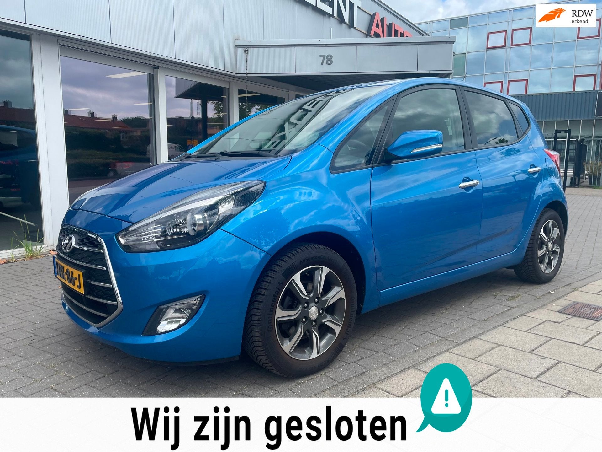 Hyundai Ix20 1.6i Go!- Automaat-Navigatie, Auto's, Hyundai, Automaat, Dealer onderhouden, Stof, Gebruikt