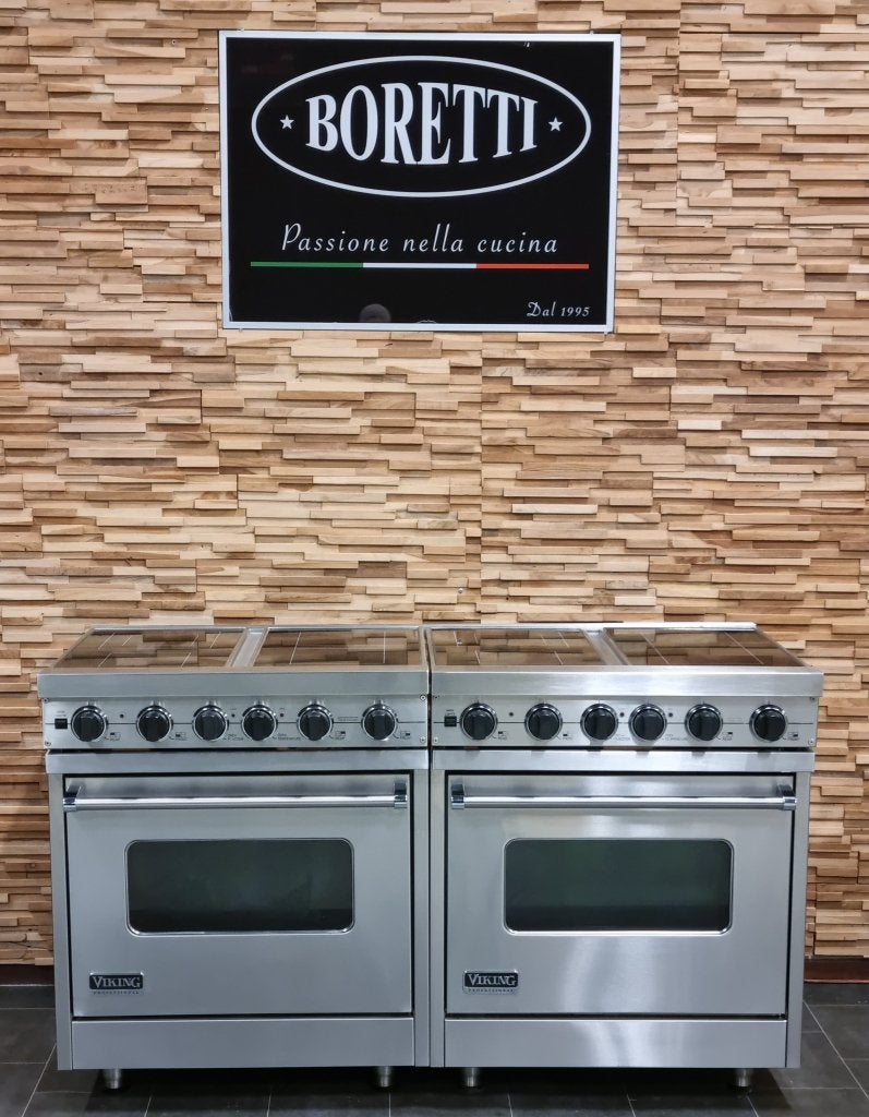 Luxe Viking Fornuis 150 cm rvs keramisch 8 zone 2 ovens, Niet ingevuld, 60 cm of meer, Keramisch, Niet ingevuld