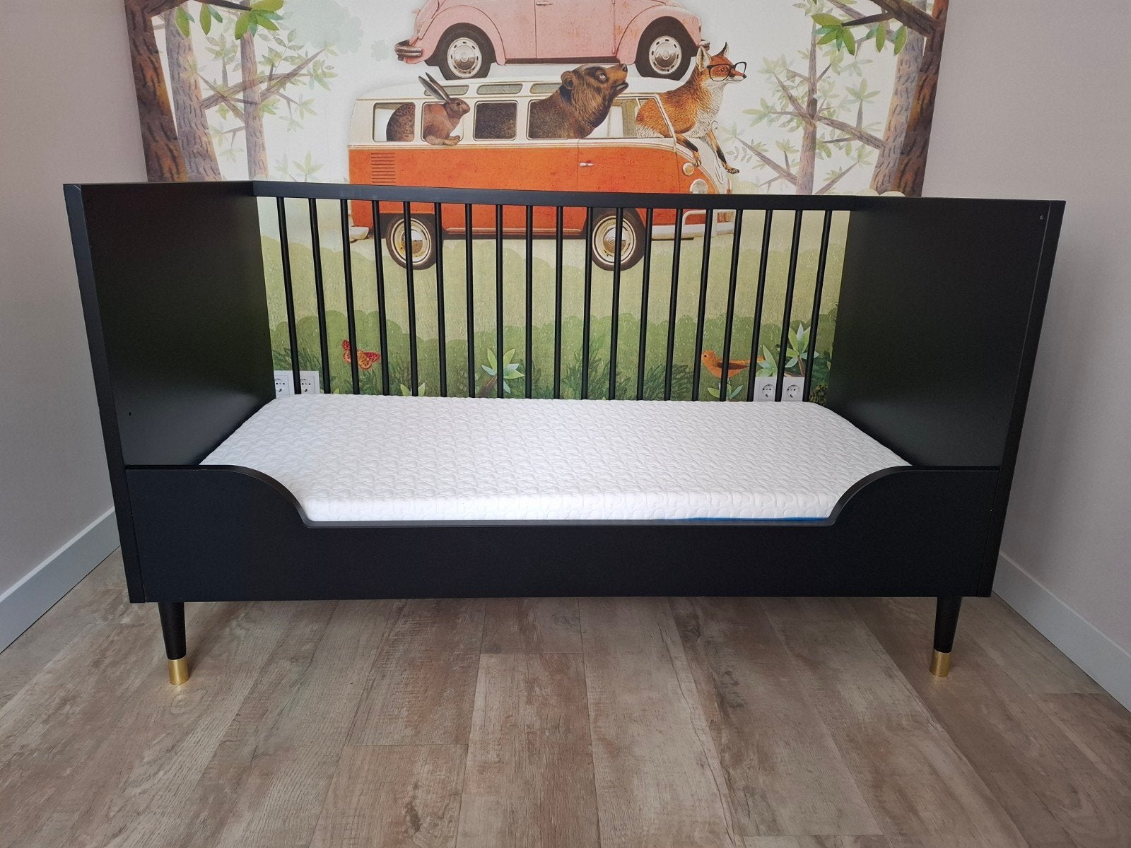 Bopita Cloë bedbank / ledikant (70x140) + Aerosleep matras, Ophalen, Gebruikt, Ledikant