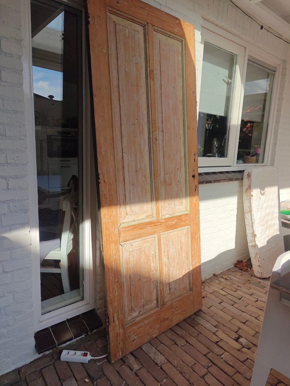 Monumentale deur 220x90 cm - Decoratie/Roomdivider, Ophalen, Gebruikt, 80 tot 100 cm, 215 cm of meer