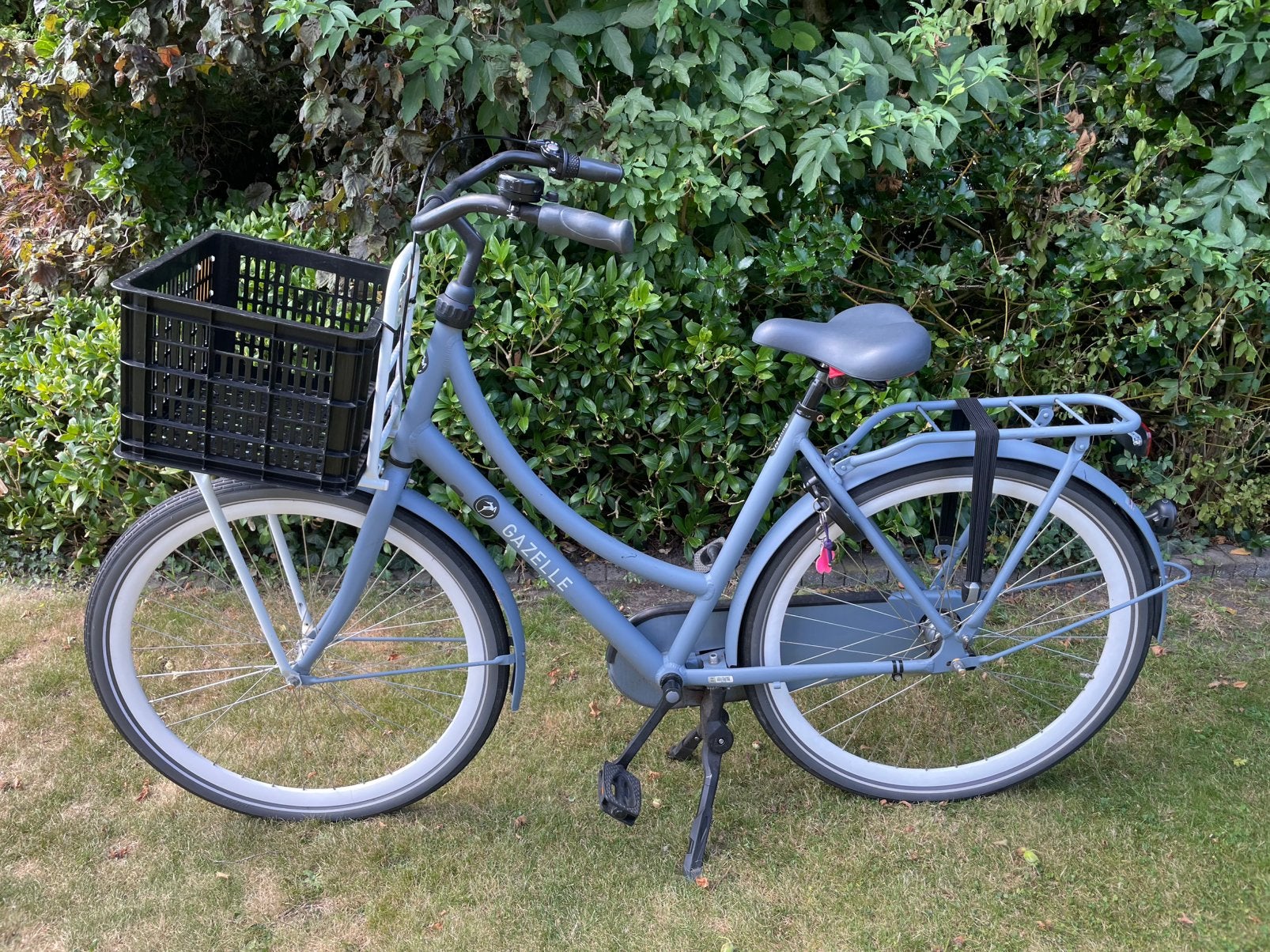 Gazelle Puur NL Damesfiets D54 met Voordrager, Ophalen, Zo goed als nieuw, 26 inch of meer