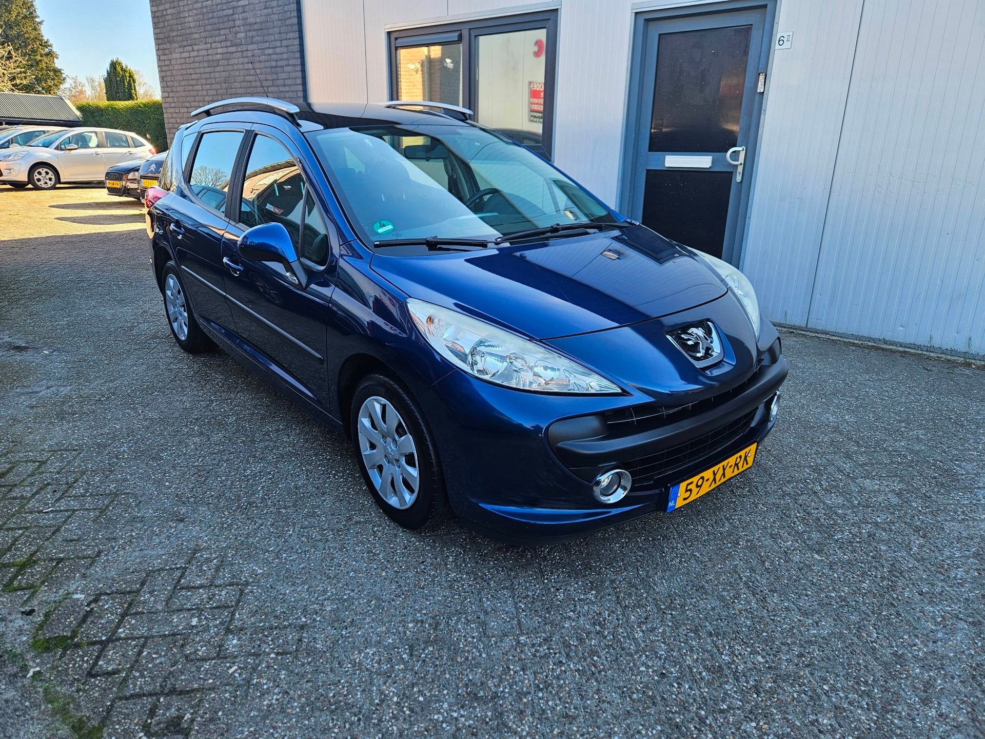 Peugeot 207 SW 1.4 VTi XS|Airco|Panoramadak|Trekhaak, Stof, Gebruikt, Zwart, Blauw