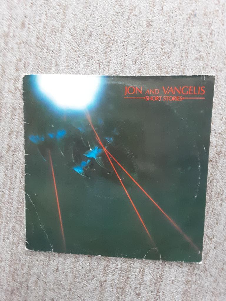 vinyl lp Jon and Vangelis short stories, Cd's en Dvd's, Vinyl | Pop, Gebruikt, Originele persing, Ophalen of Verzenden, 1970 - 1979