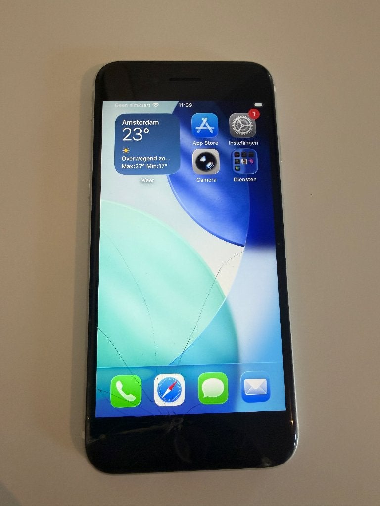 iPhone SE 2022 64GB, Telecommunicatie, Mobiele telefoons | Apple iPhone, Ophalen, 83 %, Gebruikt, Wit