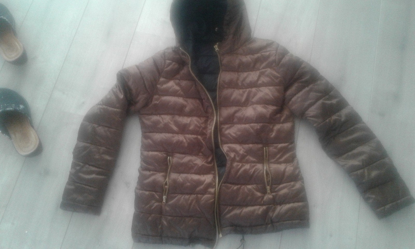 bruin gewatteerd kort jasje, Maat 38/40 (M), Bruin, Primark, Ophalen of Verzenden