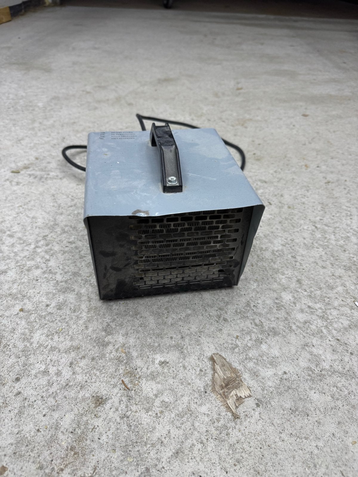 Kleine elektrische kachel / heater, Ophalen of Verzenden, Gebruikt, Vrijstaand, Elektrisch