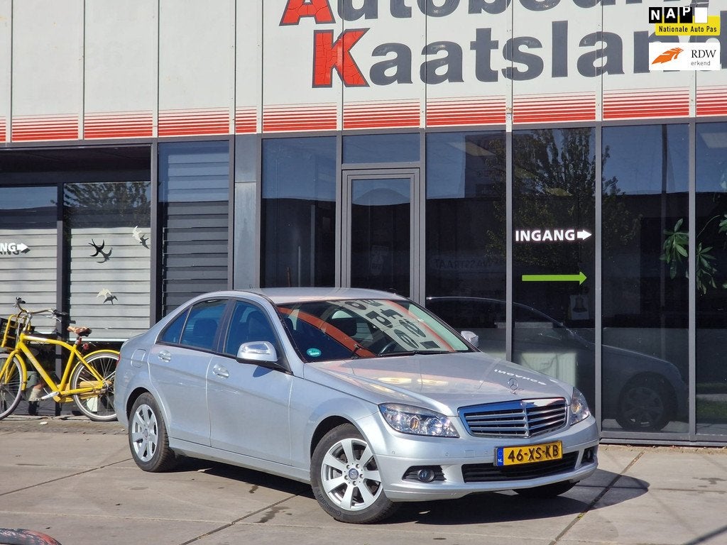 Mercedes-Benz C-klasse 220 CDI - Navi - Clima - Cruise -, Auto's, Mercedes-Benz, Zwart, 4 cilinders, Origineel Nederlands, 168 €/maand