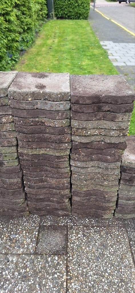 100 gebruikte 30x30 visbek tegels, Ophalen, Overige materialen, Gebruikt, 20 tot 40 cm