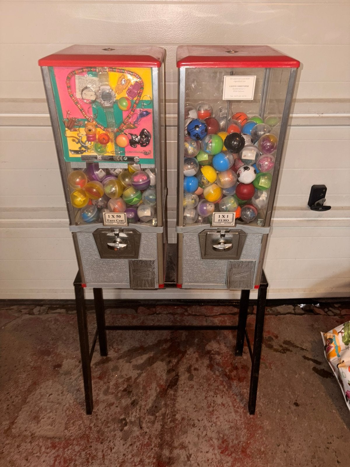 kaugom - toys automaat te koop in perfecte staat., Verzamelen, Automaten | Overige, Ophalen of Verzenden, Gebruikt