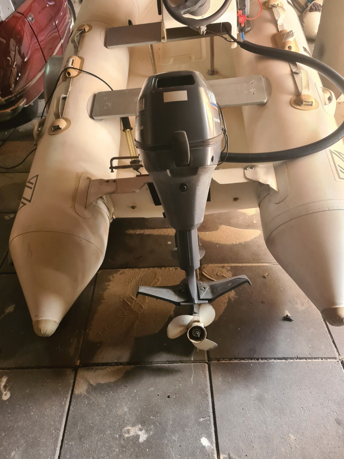 Zodiak rib, Watersport en Boten, Ophalen of Verzenden, Zo goed als nieuw, Overige typen, Motorboot