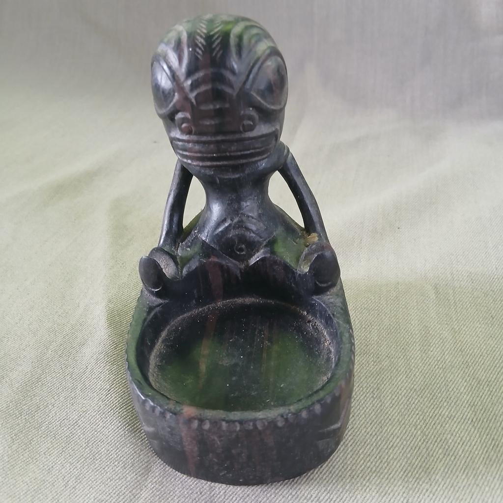 Houten bakje uit Polynesië, tribal, Native Art, Ophalen of Verzenden