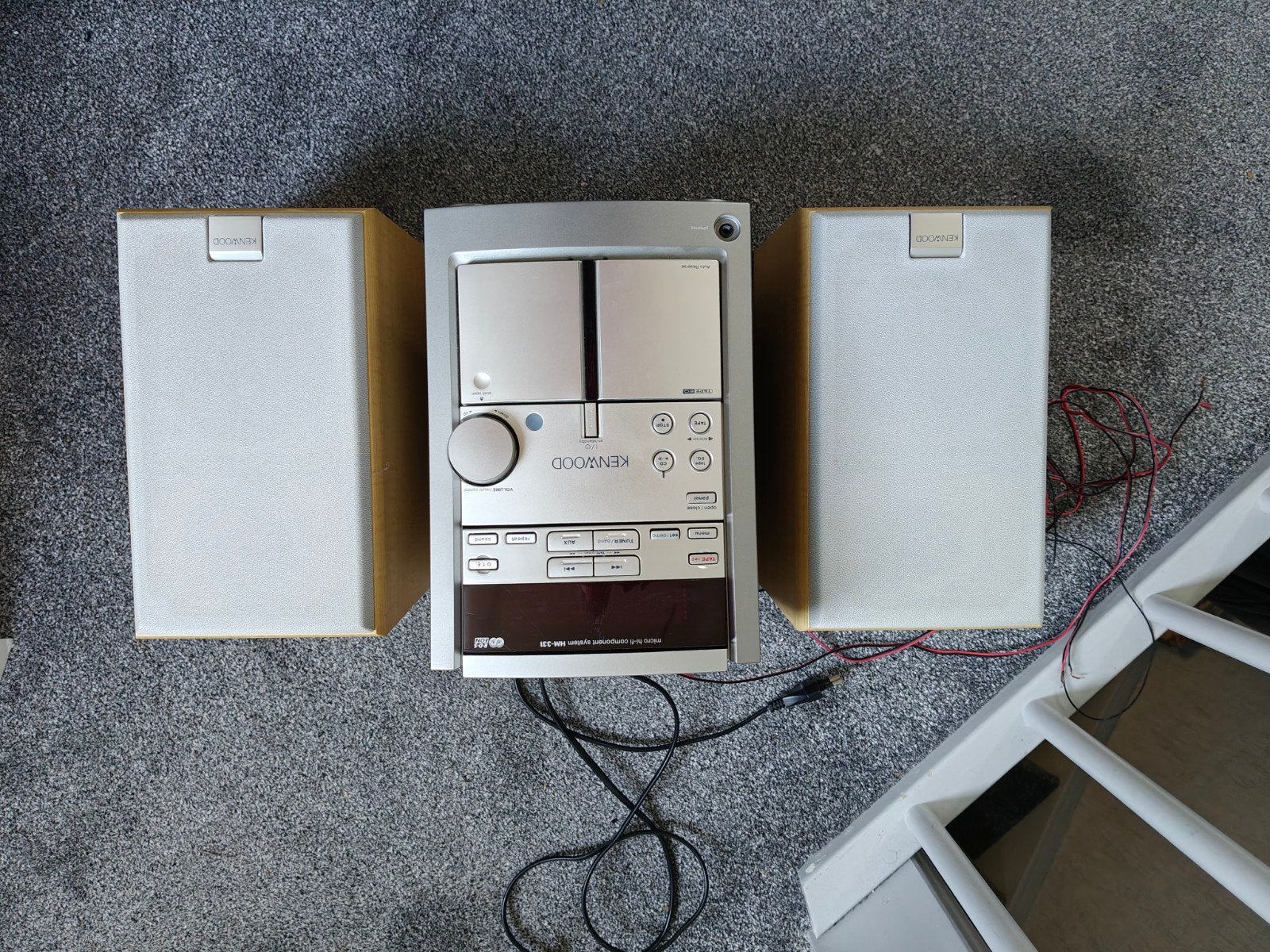 Kenwood HM-331 Micro Hi-Fi Component Systeem met Speakers, Ophalen of Verzenden