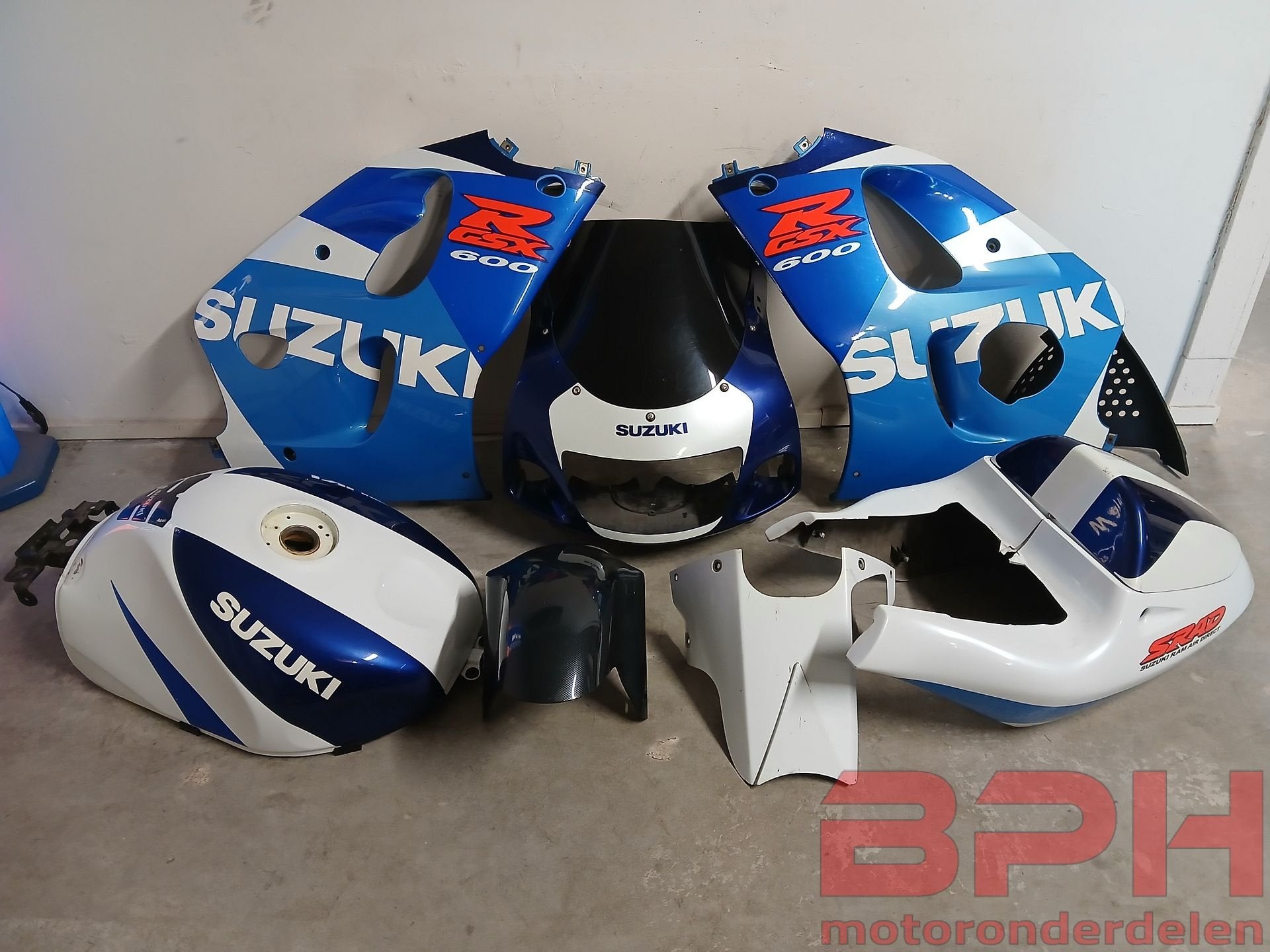 Kappenset / kuipset + tank Suzuki GSX-R 600 SRAD 1996 t/m 20, Motoren, Ophalen, Gebruikt, -, -