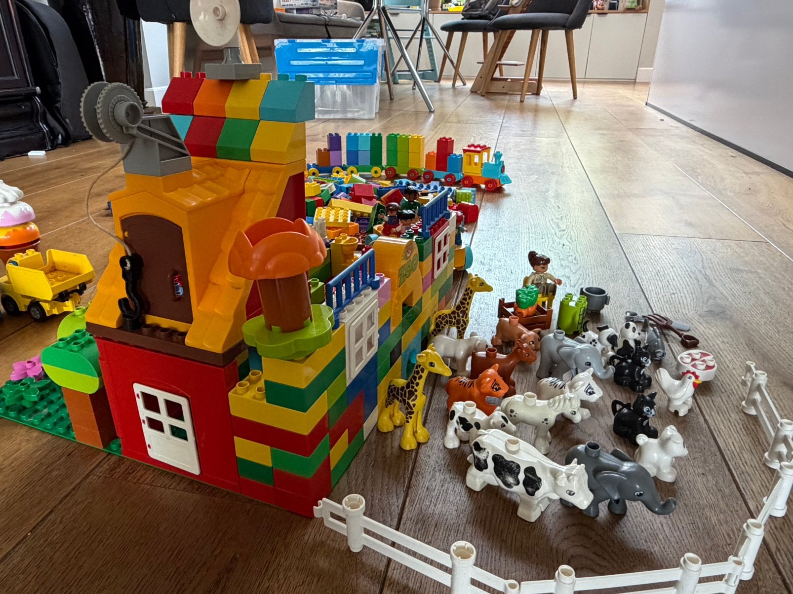 LEGO DUPLO Bundle – Zoo, Train, Animals, Cars and more, Ophalen, Gebruikt