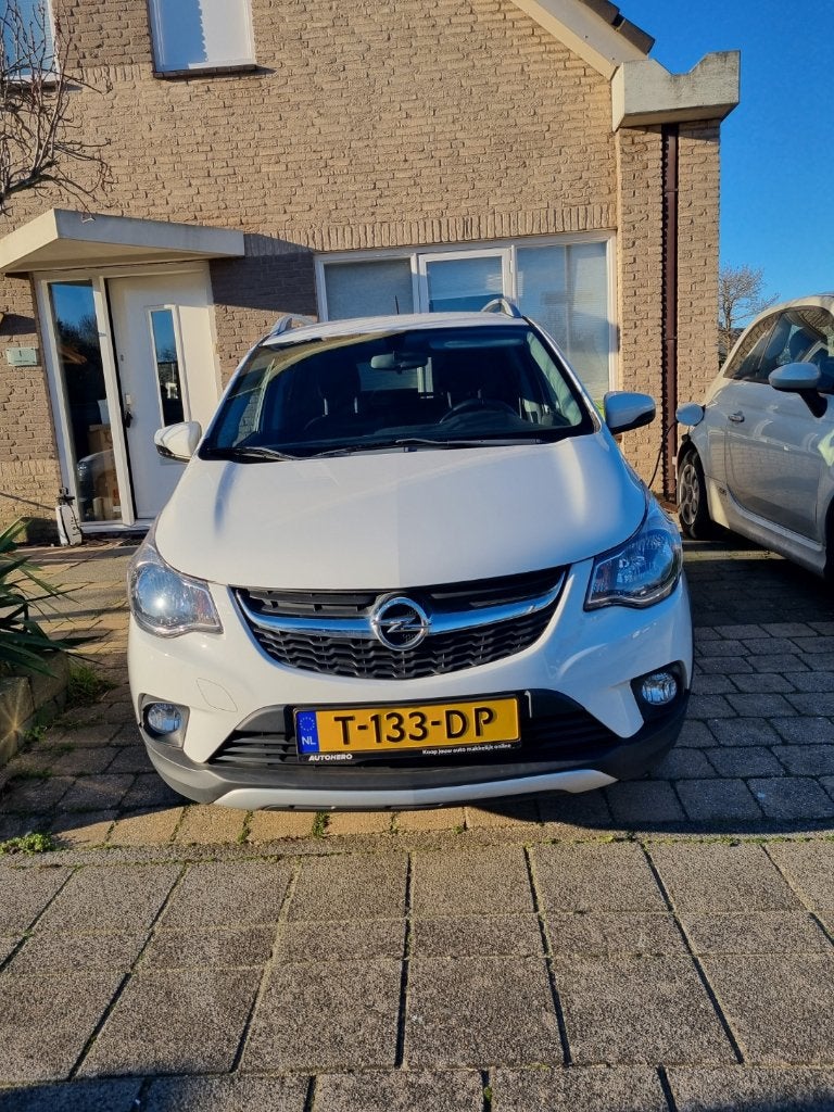 Opel Karl 1.0 Ecoflex S/S 75pk 2019 Wit stuurwielverwarming, Voorwielaandrijving, Stof, Wit, Handgeschakeld