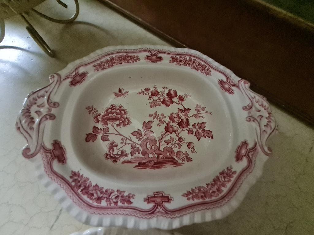 Antieke diepe schaal merk Mason's decor Manchu, Ophalen of Verzenden