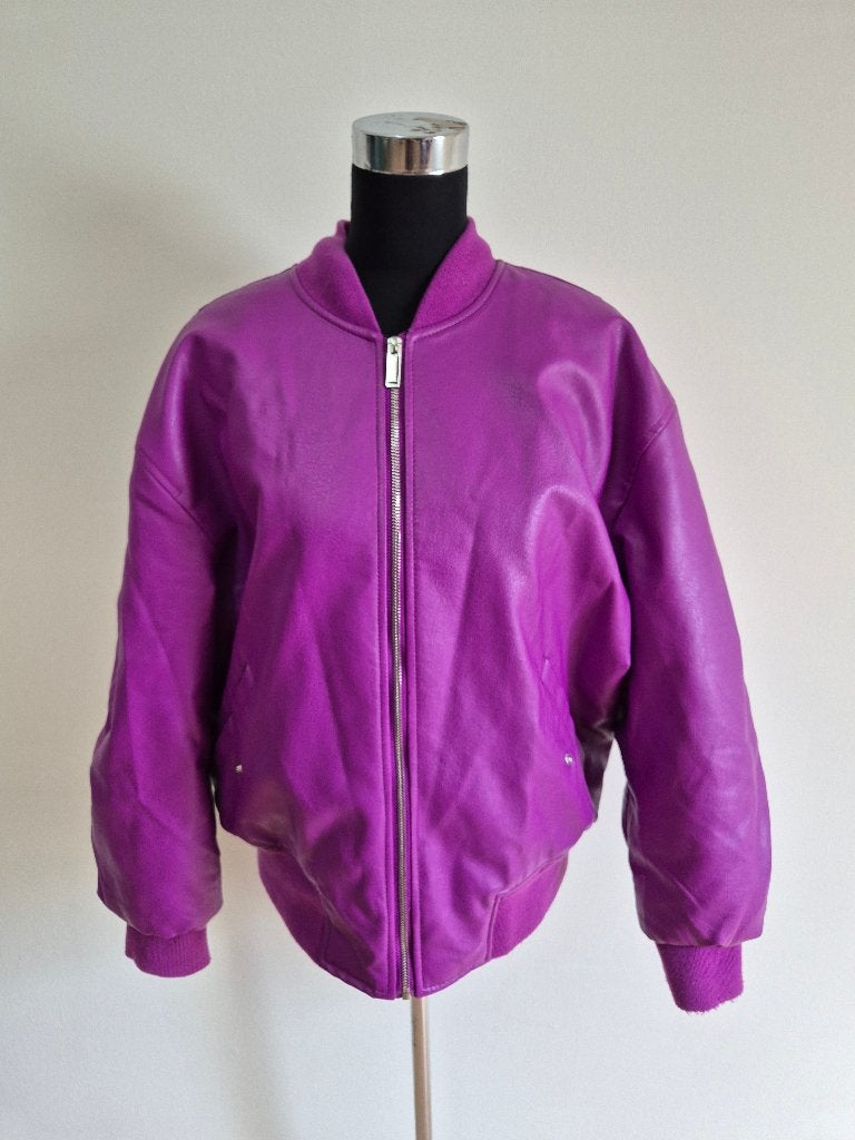 Jas84 - Paars Viva Couture jasje maat 42 (1), Kleding | Dames, Ophalen of Verzenden, Gedragen, Maat 42/44 (L), Paars