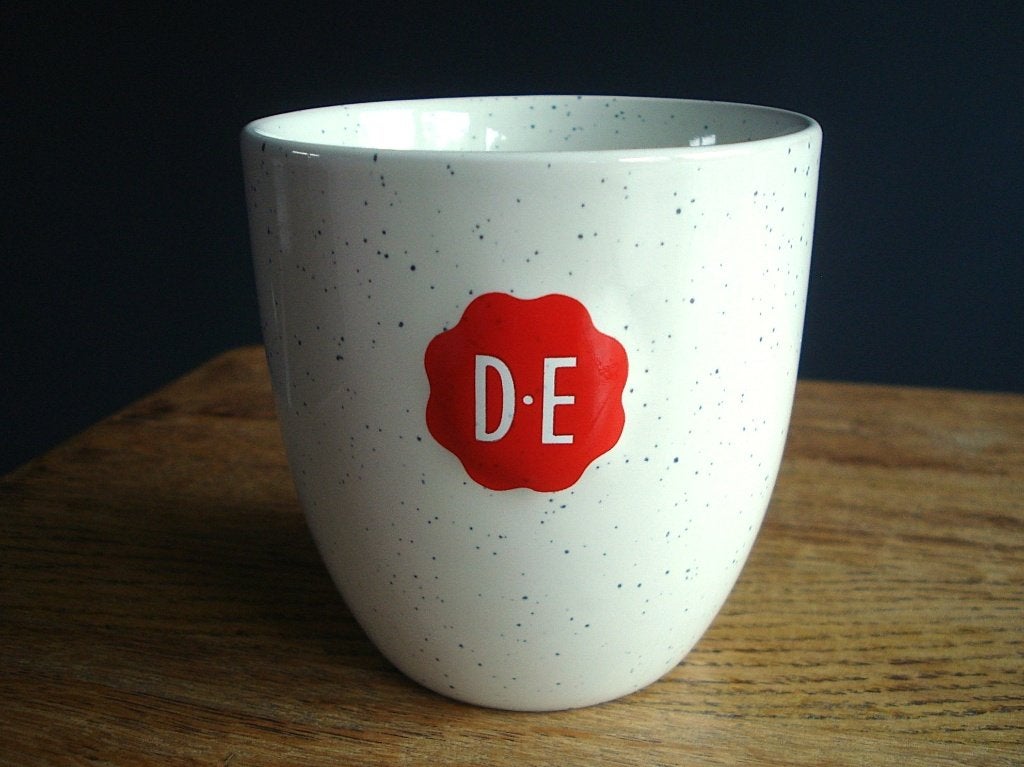 1 Douwe Egberts kopje spikkels, Overige merken, Ophalen of Verzenden, Zo goed als nieuw, Overige stijlen